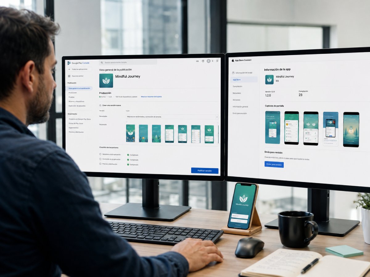 Cómo publicar una app en Google Play y App Store, guía de Manuel Camacho